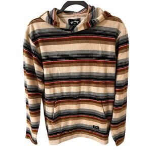 Billabong Multicolor Striped Hoodie Sweater